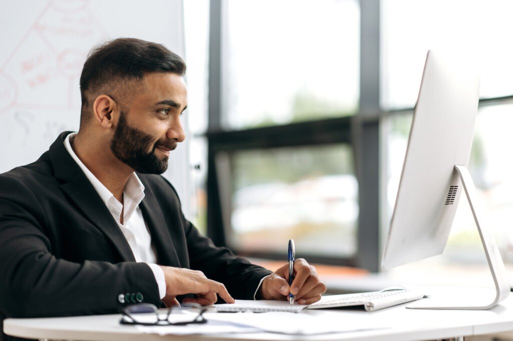 attractive successful intelligent indian businessm 2023 03 27 19 36 33 utc