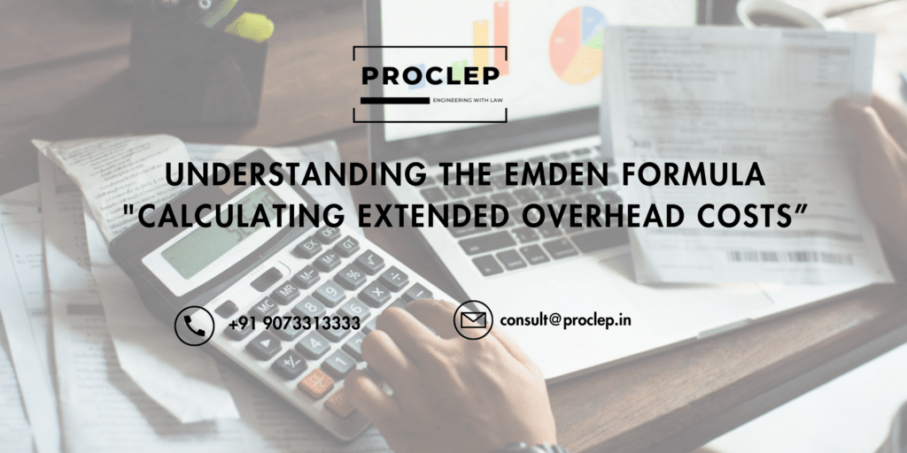Understanding The Emden Formula "Calculating Extended Overhead Costs” 4 hello@reallygreatsite.com